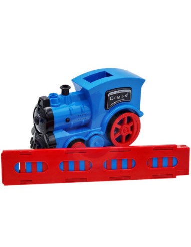 WOOPIE Elektryczna Ciuchcia Lokomotywa do Klocków Domino z Parą 80 el.