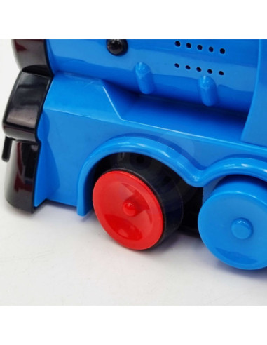 WOOPIE Elektryczna Ciuchcia Lokomotywa do Klocków Domino z Parą 80 el.