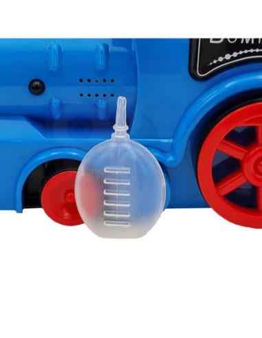 WOOPIE Elektryczna Ciuchcia Lokomotywa do Klocków Domino z Parą 80 el.