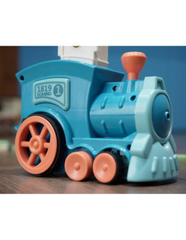 WOOPIE Elektryczna Ciuchcia Lokomotywa do Klocków Domino 62 el.