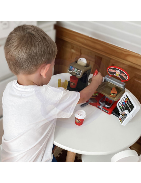 WOOPIE Fast Food XXL Sklep Restauracja Kasa + Dystrybutor Napojów