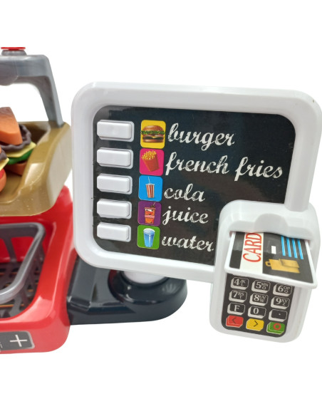 WOOPIE Fast Food XXL Sklep Restauracja Kasa + Dystrybutor Napojów