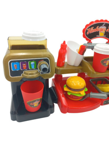 WOOPIE Fast Food XXL Sklep Restauracja Kasa + Dystrybutor Napojów