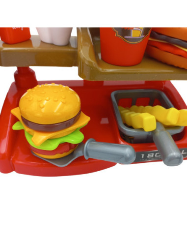 WOOPIE Fast Food XXL Sklep Restauracja Kasa + Dystrybutor Napojów