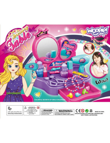 WOOPIE Toaletka dla Dziewczynki Studio Urody 18 el.