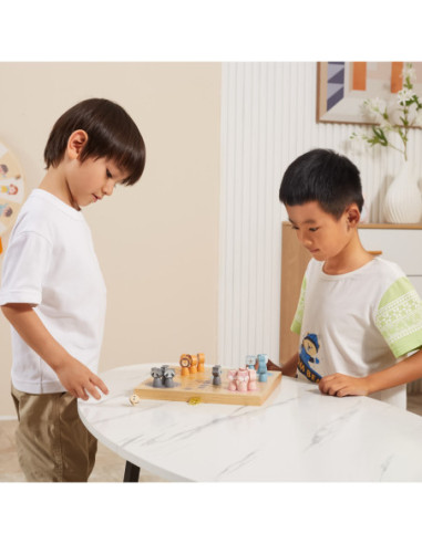 Viga PolarB Drewniana gra Ludo Chińczyk