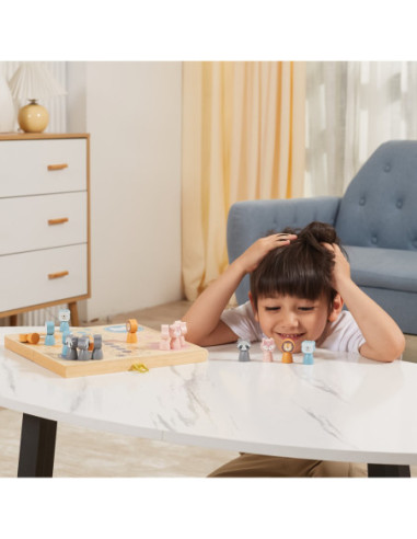 Viga PolarB Drewniana gra Ludo Chińczyk