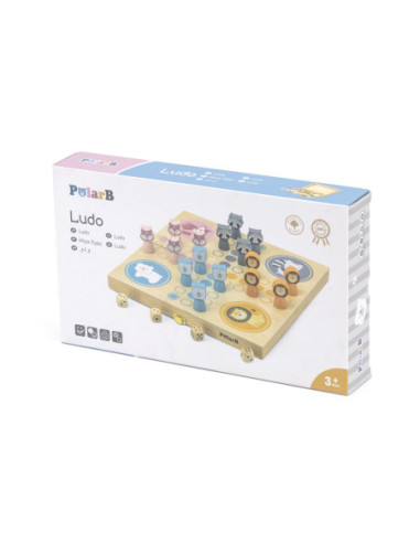 Viga PolarB Drewniana gra Ludo Chińczyk