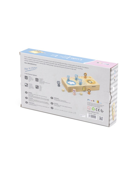 Viga PolarB Drewniana gra Ludo Chińczyk