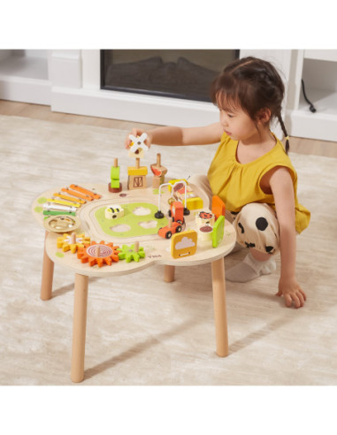 Viga PolarB Stół Stolik Edukacyjny Aktywności Piramidka Cymbałki Sensoryka Montessori