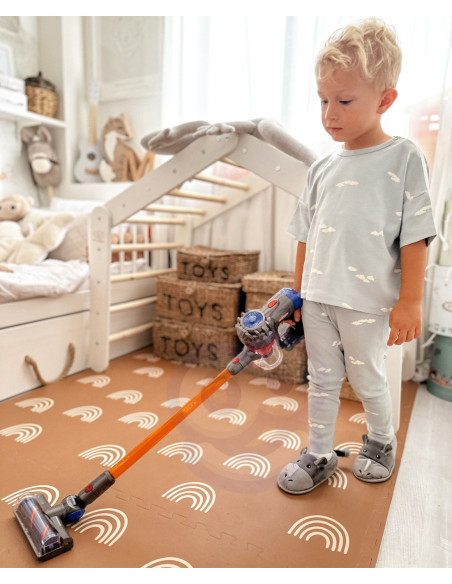 WOOPIE Interaktywny Odkurzacz Pionowy 3w1 dla Dzieci z Funkcją Ssania