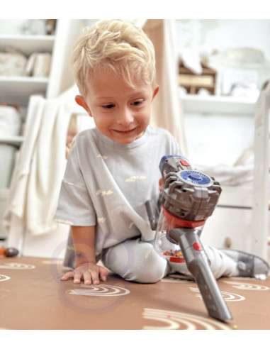 WOOPIE Interaktywny Odkurzacz Pionowy 3w1 dla Dzieci z Funkcją Ssania