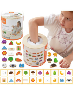 VIGA Wooden Blind Game Pattern Drawing