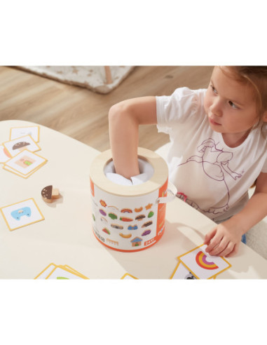 Viga Drewniana Gra W Ciemno Losowanie Wzorów