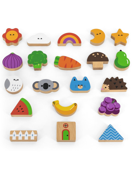 Viga Drewniana Gra W Ciemno Losowanie Wzorów