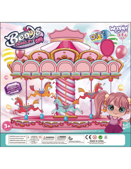 WOOPIE Zestaw do Robienia Biżuterii Bransoletek Wisiorków Pierścionków