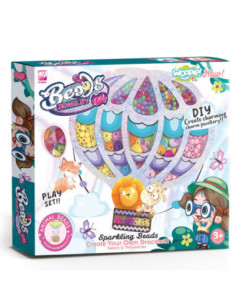 WOOPIE Zestaw do Robienia Biżuterii Bransoletek Wisiorków Pierścionków Nawlekanka