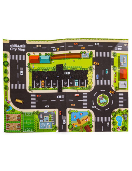 WOOPIE Parking Garaż z Kierownicą + 4 Auta