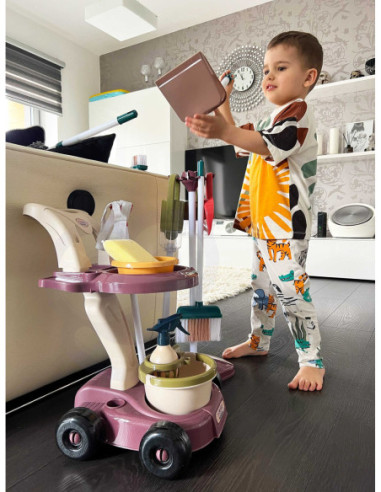 WOOPIE Zestaw do Sprzątania XXL Wózek 3w1