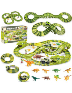 WOOPIE XXL Dinosaurs Car Track 240 pcs.