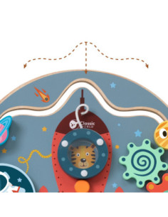 CLASSSIC WORLD Tablica Manipulacyjna Wielofunkcyjna 6w1 Podróżowanie 2