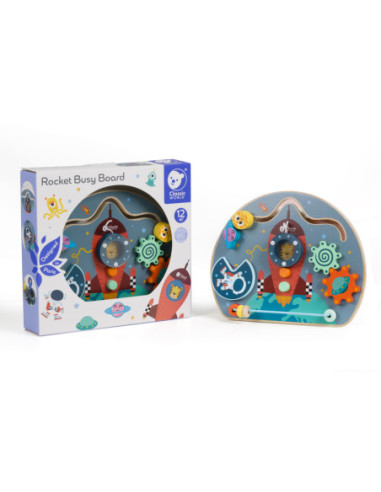 CLASSSIC WORLD Tablica Manipulacyjna Wielofunkcyjna 6w1 Podróżowanie