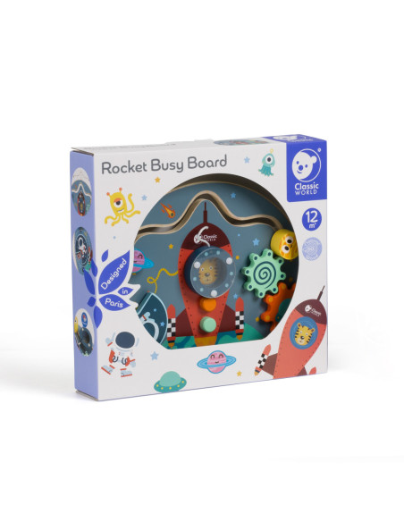 CLASSSIC WORLD Tablica Manipulacyjna Wielofunkcyjna 6w1 Podróżowanie