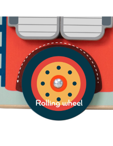 CLASSSIC WORLD Tablica Manipulacyjna Wielofunkcyjna 6w1 Podróżowanie