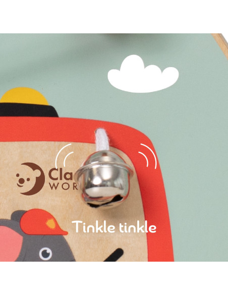 CLASSSIC WORLD Tablica Manipulacyjna Wielofunkcyjna 6w1 Podróżowanie