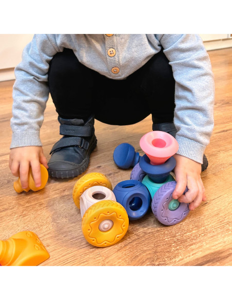 WOOPIE Klocki Sensoryczne Konstrukcyjne Układanka do Ściskania Wody 13 el.