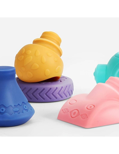 WOOPIE Klocki Sensoryczne Konstrukcyjne Układanka do Ściskania Wody 13 el.