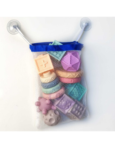 WOOPIE Klocki Sensoryczne Układanka do Ściskania Wody Dźwięk Nauka Liczenia 23 el.