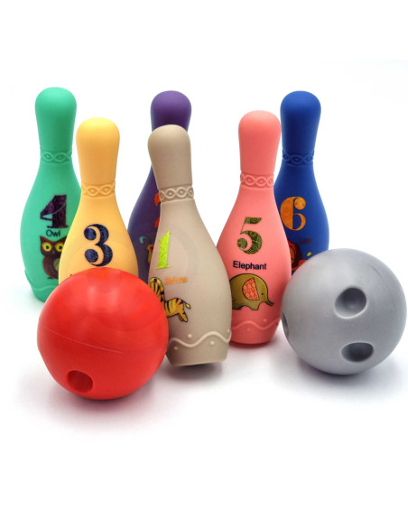 WOOPIE Kręgle Sensoryczne dla Niemowląt 8 el.