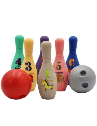 WOOPIE Kręgle Sensoryczne dla Niemowląt 8 el.