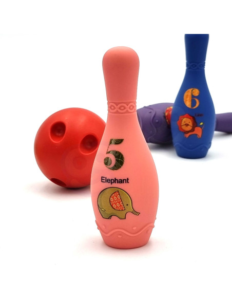 WOOPIE Kręgle Sensoryczne dla Niemowląt 8 el.