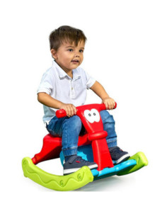 FEBER 2-in-1 Colorful Rocker and Chair for Children