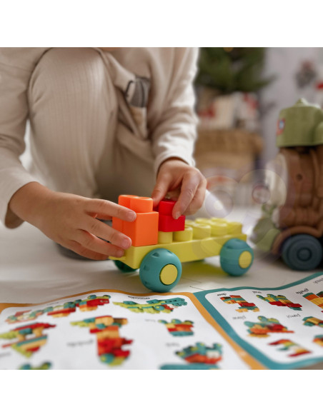 WOOPIE Duży Pociąg Kolejka Ciuchcia Klocki