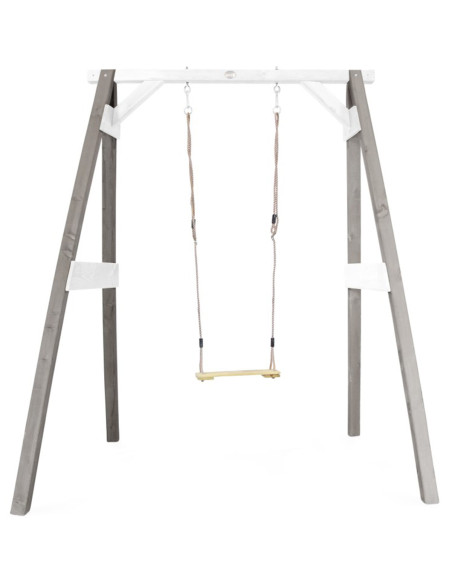 Drewniana Huśtawka z Siedziskami Axi Szary Plac Zabaw