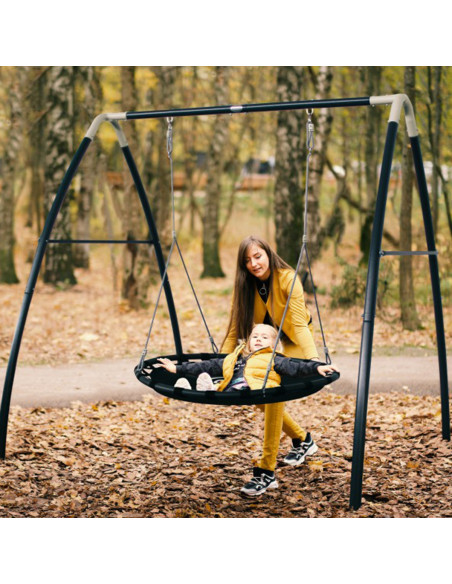 Axi Bocianie Gniazdo Huśtawka z Metalowym Stelażem dla Dzieci