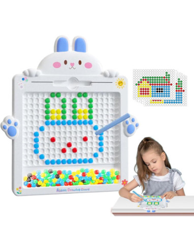 WOOPIE Tablica Magnetyczna dla Dzieci Montessori MagPad Królik