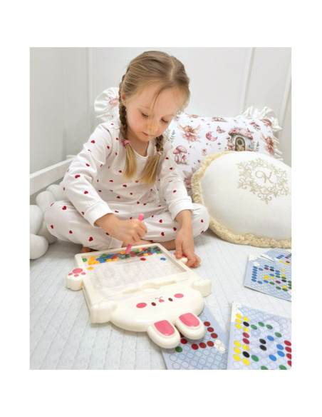 WOOPIE Tablica Magnetyczna dla Dzieci Montessori MagPad Królik
