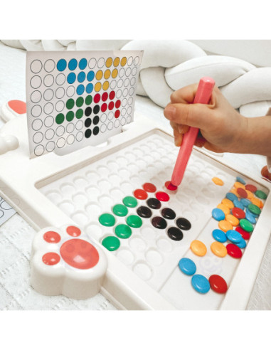 WOOPIE Tablica Magnetyczna dla Dzieci Montessori MagPad Królik