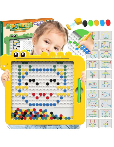 WOOPIE Tablica Magnetyczna dla Dzieci Montessori MagPad Dinozaur
