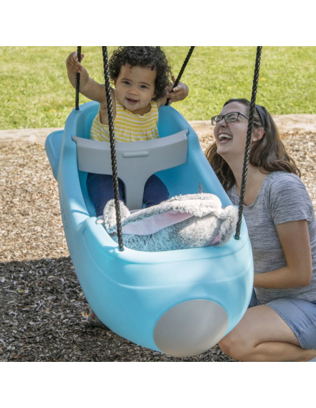 STEP2 Dwuosobowa Huśtawka Rakieta dla Dzieci