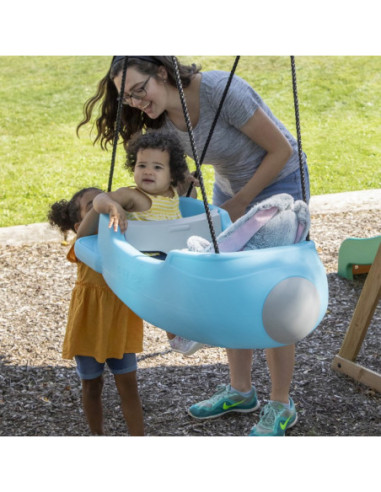 STEP2 Dwuosobowa Huśtawka Rakieta dla Dzieci