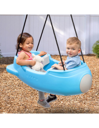 STEP2 Dwuosobowa Huśtawka Rakieta dla Dzieci
