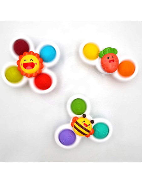 WOOPIE Spiner Zabawka Sensoryczna Edukacyjna 3w1