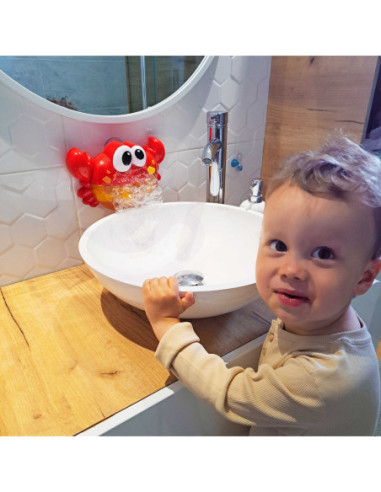 WOOPIE Zabawka do Kąpieli Krab do Robienia Piany z Melodią