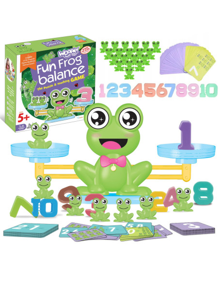 WOOPIE Waga Równoważna Szalkowa Nauka Liczenia Żaba