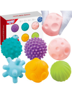 WOOPIE BABY Sensory Squeeze Blocks 6 pcs.
